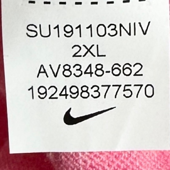 Nike XXL NWT Colorblock Lightweight Heather Pink Standard Fit Scoop Neck Tank - Picture 9 of 9